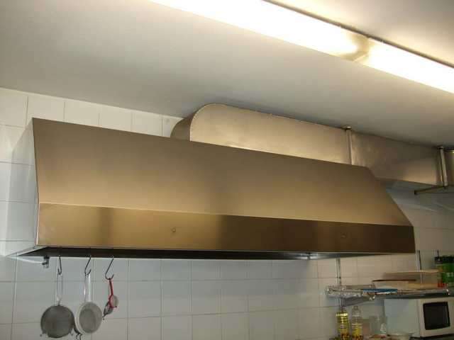 Gastronomie Dunstabsaughaube Gastronomieauflösung